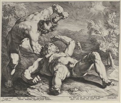 Kain dræber Abel af Jan Harmensz. Muller