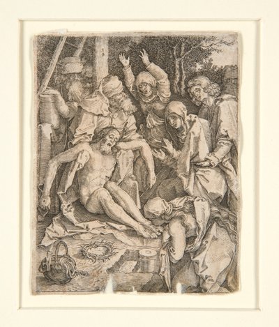 Lamentation, fra The Passion af Jan Harmensz. Muller