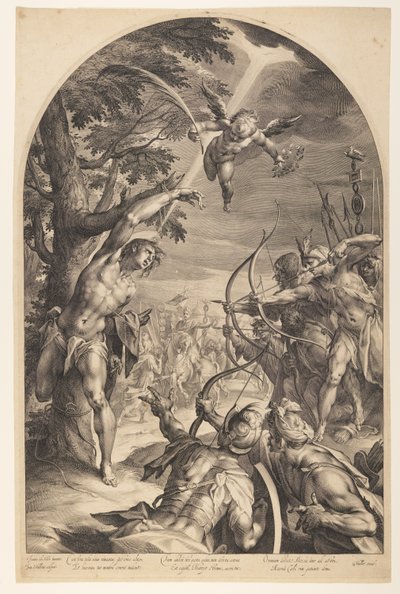 Sankt Sebastians martyrium af Jan Harmensz. Muller