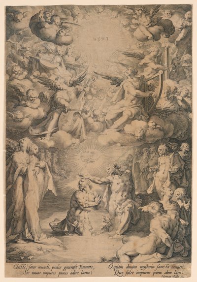 Johannes døber Kristus af Jan Harmensz Muller