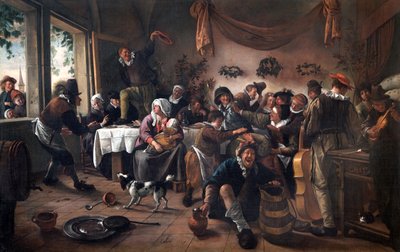 En bryllupsfest af Jan Havicksz. Steen