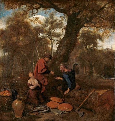 Erysichthon sælger sin datter Mestra af Jan Havicksz. Steen