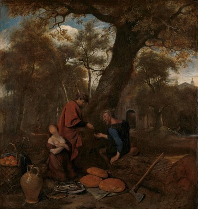 Erysichthon sælger sin datter af Jan Havicksz. Steen