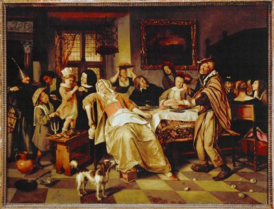 Fest for den tolvte nats kage af Jan Havicksz. Steen