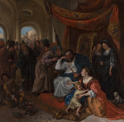 Moses og Faraos krone, ca. 1670 af Jan Havicksz. Steen