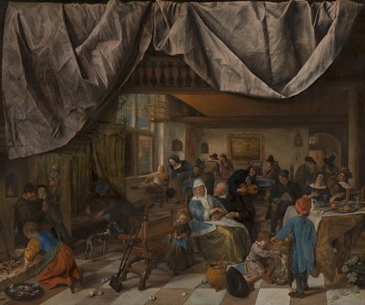 Menneskets liv, ca. 1665 af Jan Havicksz. Steen