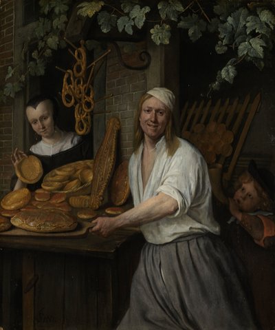 Bakker Arent Oostwaard og hans kone Catharina Keizerswaard, 1658 af Jan Havickszoon Steen