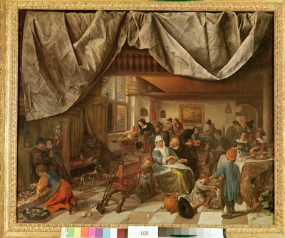 Bryggeriet af Jan Steen af Jan Havickszoon Steen