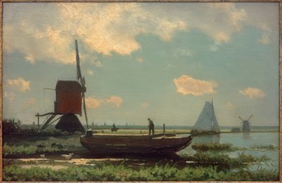 Polderlandskab af Jan Hendrik Weissenbruch