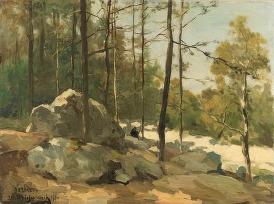 Skovrydning nær Barbizon. 1900 af Jan Hendrik Weissenbruch
