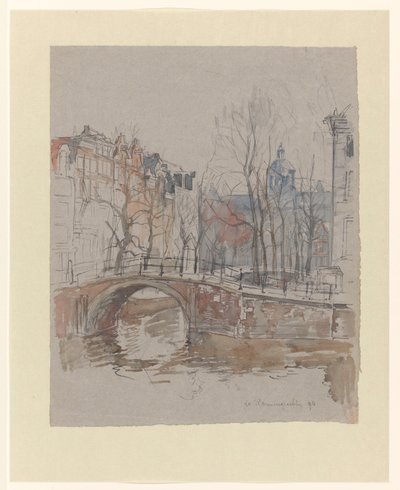 Warmoesgracht af Jan Hoynck van Papendrecht