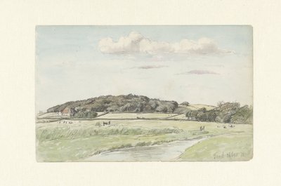Udsigt over Texel af Jan Hoynck van Papendrecht