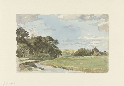 Landskab på Texel af Jan Hoynck van Papendrecht