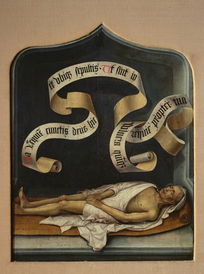 En Phylactery and the Body of a Canon (se 231774 for recto) af Jan II Provost