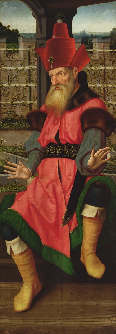 Profeten Zachary af Jan II Provost