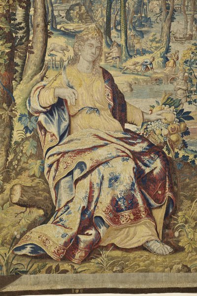 Detalje af Pomona, fra Vertumnus og Pomona, c.1630 af Jan II Raes