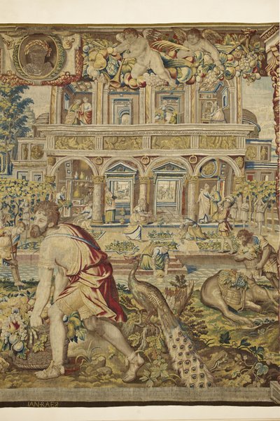 Detalje af Vertumnus, fra Vertumnus og Pomona, c.1630 af Jan II Raes