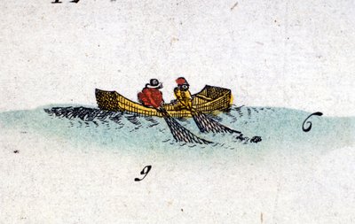 Sildefiskere fra Atlas of Jansson Janssonius af Jan Janssonius