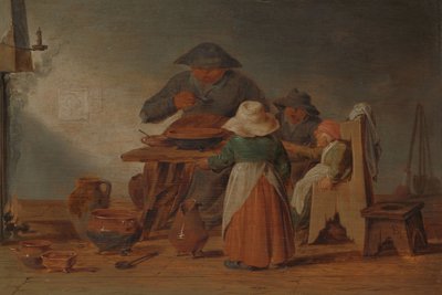 Bondemåltid af Jan Jansz Buesem (attributed to)