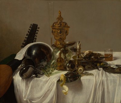 Banketstykke, ca. 1635 (olie på vugget panel) af Jan Jansz. den Uyl