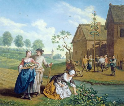 De fire årstider: Forår af Jan Josef the Elder Horemans