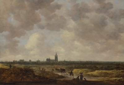 Udsigt over Haag fra nordvest, 1647. af Jan Josephsz van Goyen