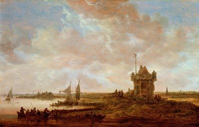 hollandsk landskab af Jan Josephsz van Goyen