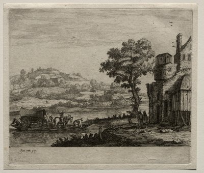 Færgebåden. af Jan Josephsz van Goyen