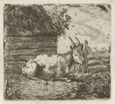 Bukke ved en lade af Jan Kobell (II)
