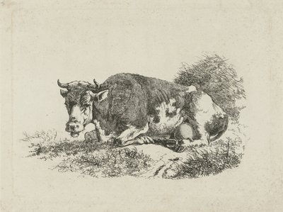 Liggende ko af Jan Kobell (III)