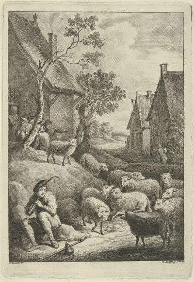 Fårehyrde af Jan Lauwryn Krafft (I)