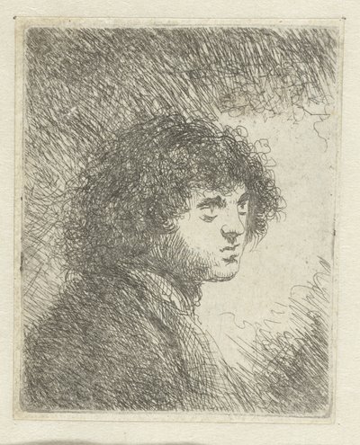Brystbillede af en ung mand af Jan Lievens