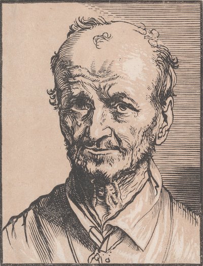 Buste af en mand, 1600-tallet. af Jan Lievens