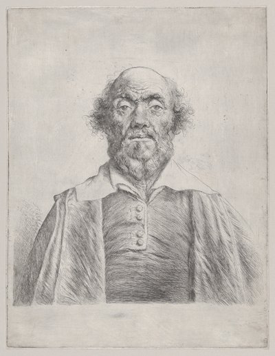 Buste af en ældre mand, 1620-74. af Jan Lievens