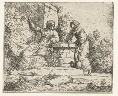 Kristus og den samaritanske kvinde af Jan Lievens
