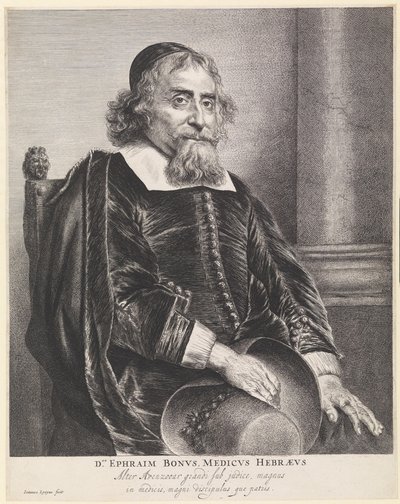 Ephraim Bonus (1599-1665) af Jan Lievens