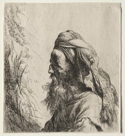 Leder af en orientaler af Jan Lievens