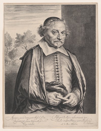 Joost van den Vondel, 1600-tallet. af Jan Lievens