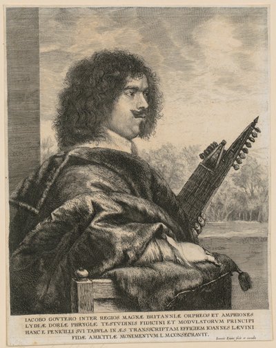 Portræt af Jacques Gaultier (Gouter) af Jan Lievens