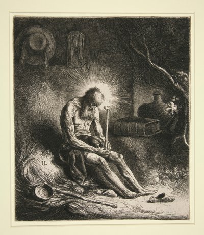 Sankt Hieronymus i bod af Jan Lievens