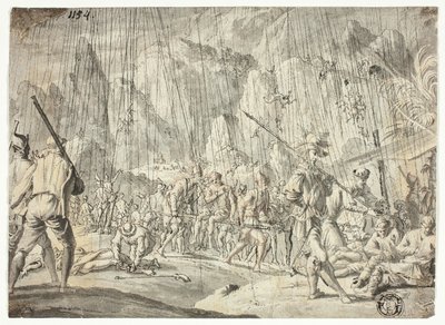 Kampscene af Jan Luyken