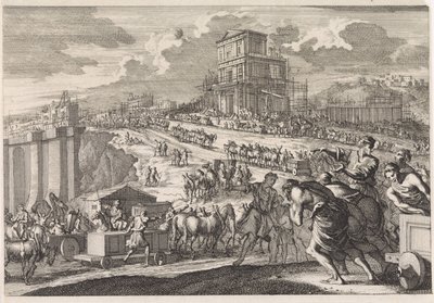 Opførelse af Salomons tempel af Jan Luyken