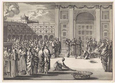 Ceremoni med kvinder mistænkt for utroskab af Jan Luyken