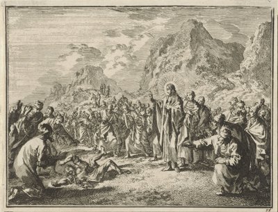 Kristus helbreder et besat barn af Jan Luyken