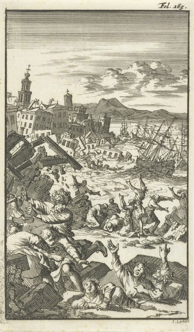 Jordskælvet af Jan Luyken