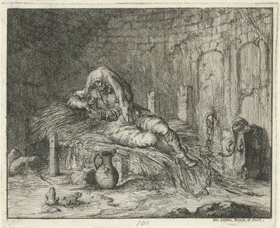 Georg Wanger i fængslet i Bressanone, 1591 af Jan Luyken