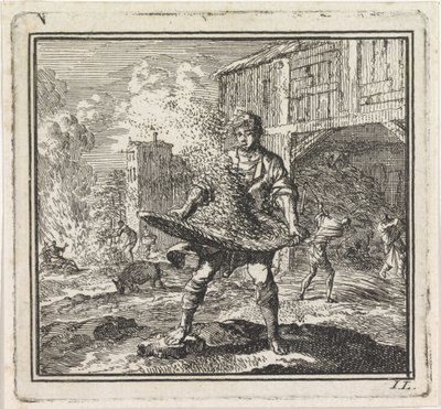 Mennesket skiller hveden fra avnerne af Jan Luyken