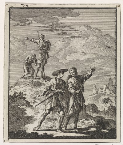Pilgrimme i et bjerglandskab af Jan Luyken