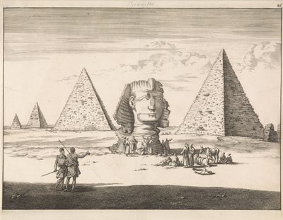 Pyramiderne og Sfinxen i Giza af Jan Luyken