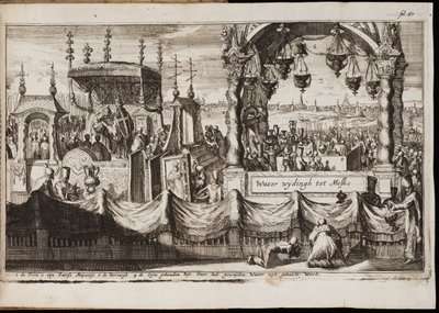 Vandets store velsignelse i Moskva, 1677 af Jan Luyken